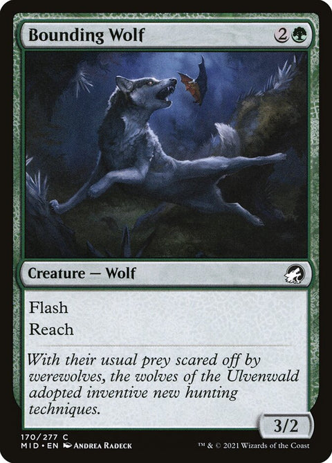 Bounding Wolf (Foil)