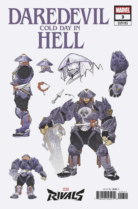 Daredevil: Cold Day in Hell 3 Comic Peach Momoko Marvel Rivals Variant Marvel Comics 2025