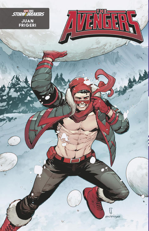 The Avengers, Vol. 9 33 Comic Juan Frigeri Winter Break Variant Marvel Comics 2025