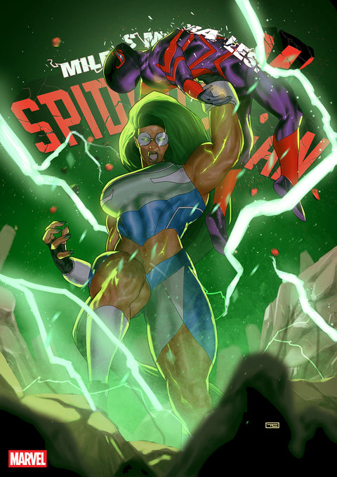 MILES MORALES: SPIDER-MAN #33 TAURIN CLARKE VARIANT Marvel Cody Ziglar Marco Renna Taurin Clarke