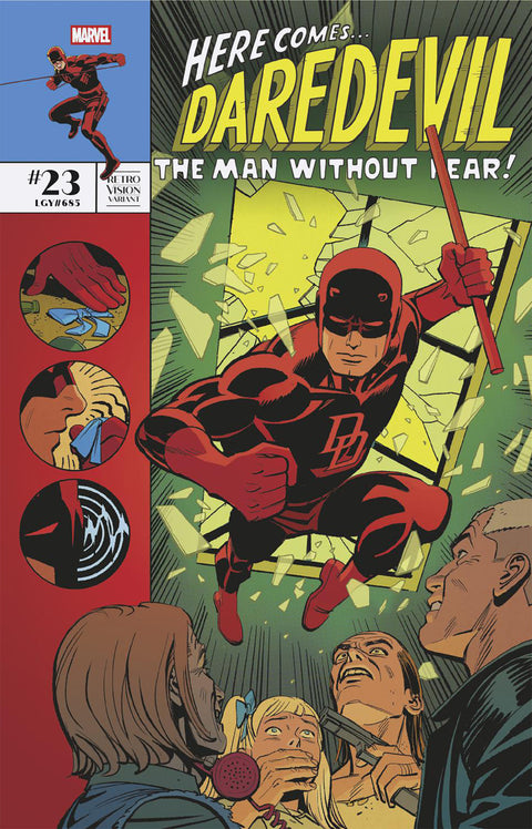 Daredevil, Vol. 8 #23 (Cvr B) (2025) Leonardo Romero Retro Vision Variant