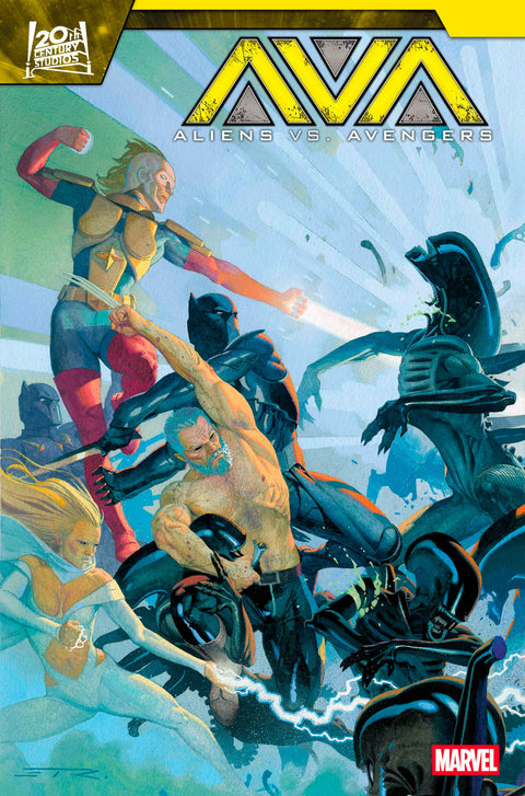 ALIENS VS. AVENGERS #4 Marvel Jonathan Hickman Esad Ribic Esad Ribic