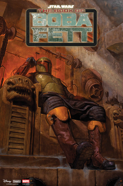 Star Wars: The Book of Boba Fett 1 Comic E.M. Gist Variant Marvel Comics 2026