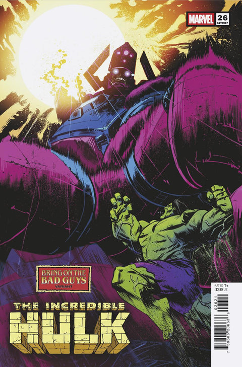 INCREDIBLE HULK #26 SANFORD GREENE BRING ON THE BAD GUYS VARIANT Marvel Phillip Kennedy Johnson Nic Klein Sanford Greene