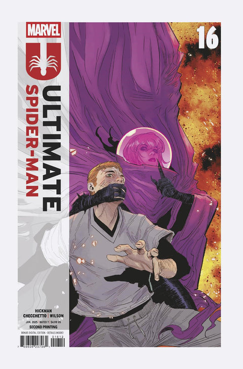 ULTIMATE SPIDER-MAN #16 MARCO CHECCHETTO 2ND PRINTING VARIANT Marvel Jonathan Hickman Marco Checchetto Marco Checchetto