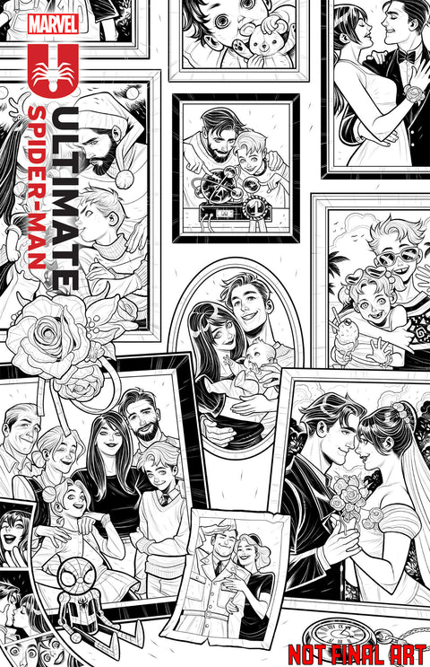 ULTIMATE SPIDER-MAN #24 ELIZABETH TORQUE VARIANT Marvel Jonathan Hickman Marco Checchetto Elizabeth Torque