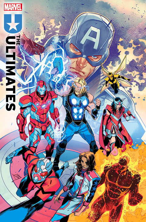 ULTIMATES #13 FEDERICO VICENTINI VARIANT Marvel Deniz Camp Juan Frigeri Federico Vicentini