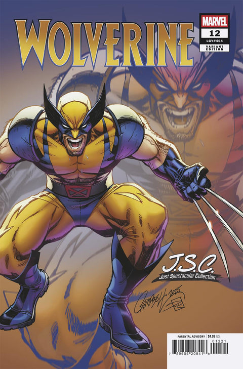 Wolverine, Vol. 8 12 Comic J. Scott Campbell Variant Marvel Comics 2025