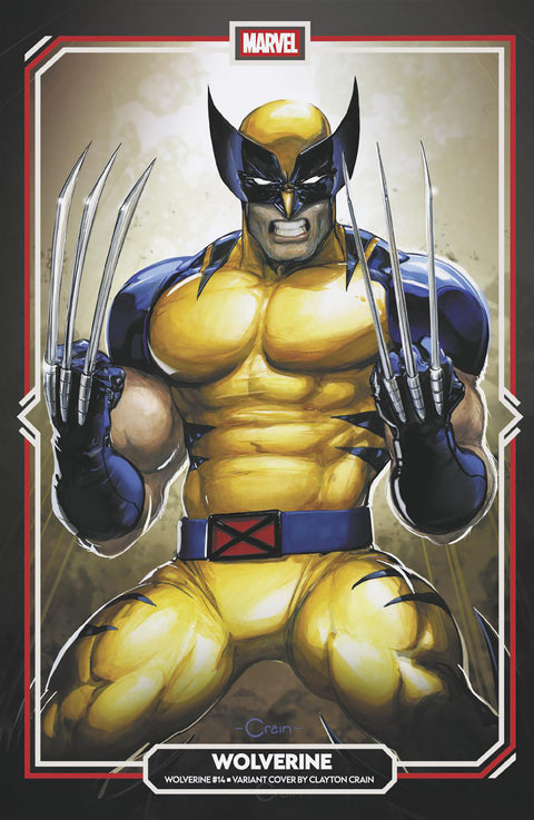 Wolverine, Vol. 8 14 Comic Clayton Crain Variant Marvel Comics 2026