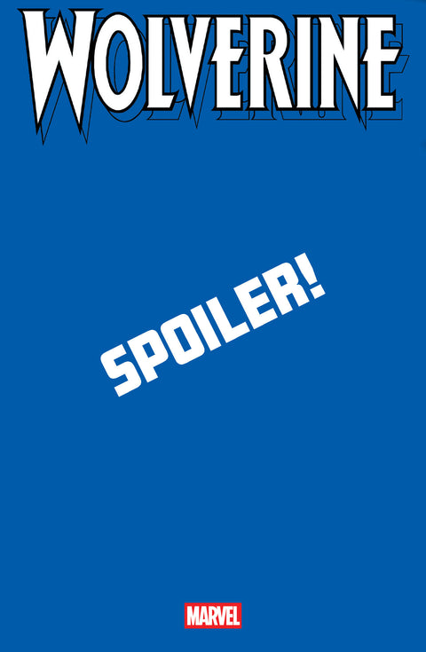 Wolverine, Vol. 8 19 Comic Spoiler Variant Marvel Comics 2026