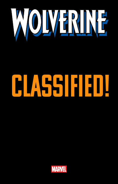 WOLVERINE #20 MARTIN COCCOLO CLASSIFIED SPOILER VARIANT Marvel Saladin Ahmed Martin Coccolo Martin Coccolo