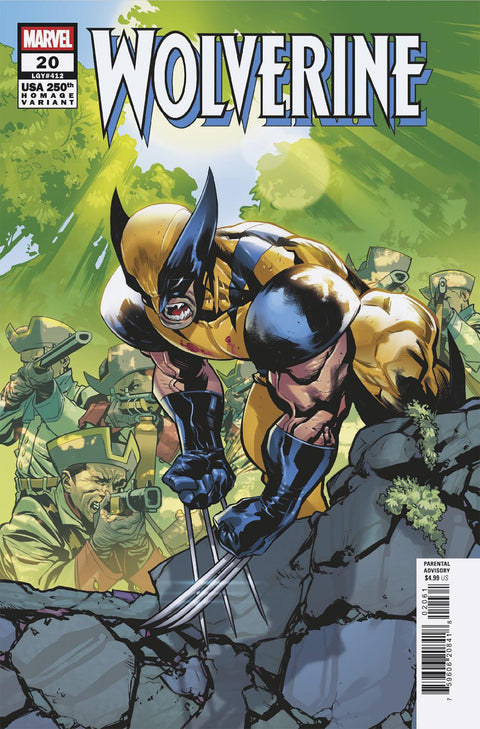 Wolverine, Vol. 8 20 Comic Francesco Manna Homage Variant Marvel Comics 2026