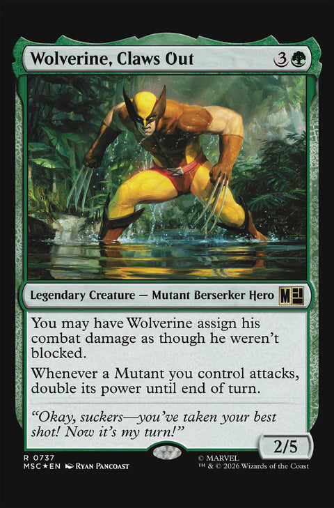 Wolverine, Vol. 8 22 Comic Tbd Artist Magic: The Gathering Variant Marvel Comics 2026