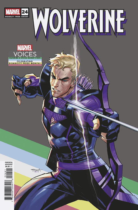 WOLVERINE #24 STEPHEN SEGOVIA DISABILITY PRIDE VARIANT Marvel Saladin Ahmed Martin Coccolo Stephen Segovia