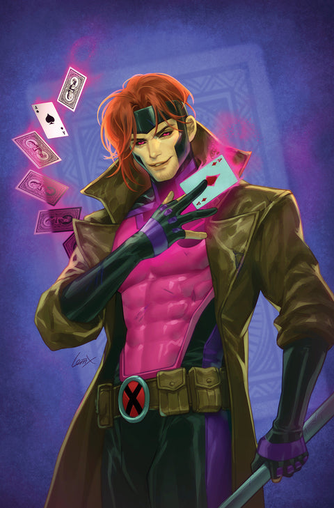 UNCANNY X-MEN #27 LEIRIX GAMBIT VIRGIN VARIANT 1:50 Marvel Gail Simone Luciano Vecchio Lesley "Leirix" Li