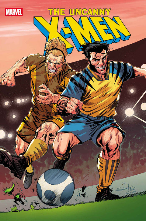 Uncanny X-Men, Vol. 6 29 Comic Jonas Scharf Marvel Soccer Variant Marvel Comics 2026