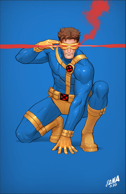 X-MEN #33 DAVID NAKAYAMA COLOR BLOCK BLUE VIRGIN VARIANT 1:50 Marvel Jed MacKay Tony Daniel David Nakayama