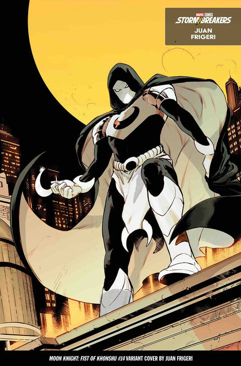 Moon Knight: Fist of Khonshu 14 Comic Juan Frigeri From The Chaos A Costume Variant Marvel Comics 2025