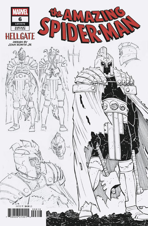 AMAZING SPIDER-MAN #6 JOHN ROMITA JR. DESIGN VARIANT 1:10 Marvel Joe Kelly John Romita Jr. John Romita Jr.