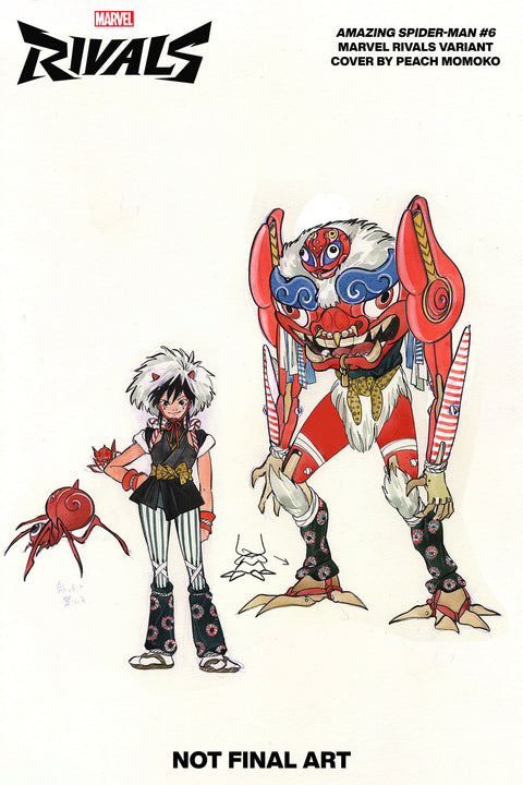 AMAZING SPIDER-MAN #6 PEACH MOMOKO MARVEL RIVALS VARIANT Marvel Joe Kelly John Romita Jr. Peach Momoko
