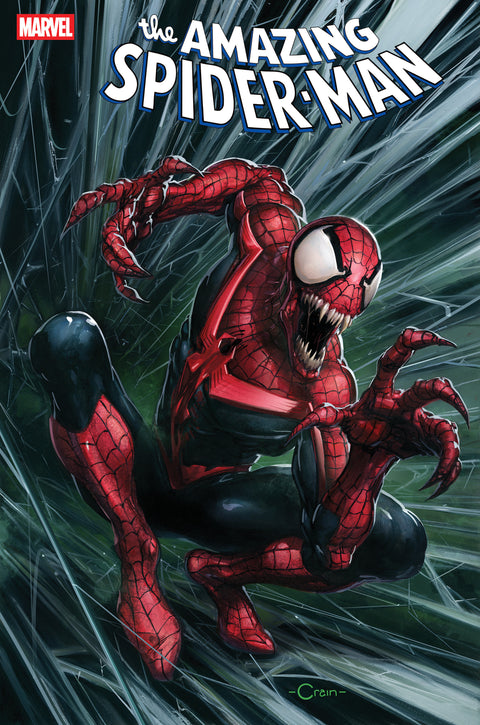 The Amazing Spider-Man, Vol. 7 17 Comic Clayton Crain Knullified Variant Marvel Comics 2025