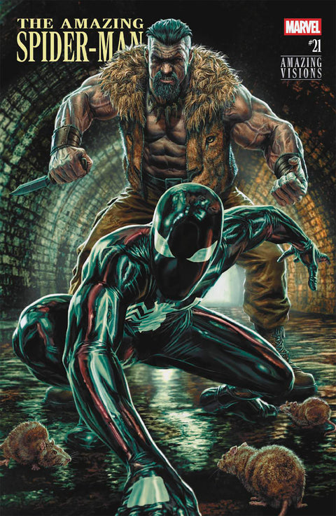 AMAZING SPIDER-MAN #21 LEE BERMEJO AMAZING VISIONS VARIANT Marvel Joe Kelly John Romita Jr. Lee Bermejo