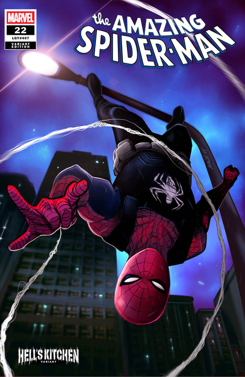 AMAZING SPIDER-MAN #22 ARIO ANINDITO HELL'S KITCHEN VARIANT Marvel Joe Kelly Nick Bradshaw Ario Anindito