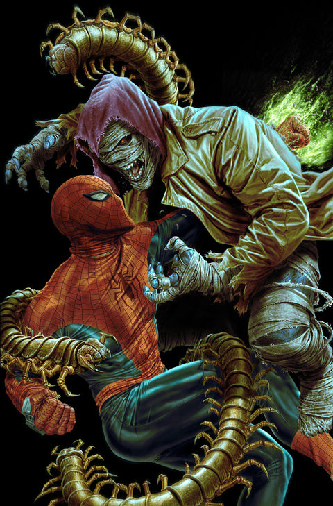 AMAZING SPIDER-MAN #33 LEE BERMEJO AMAZING VISIONS VIRGIN VARIANT 1:100 Marvel Joe Kelly Ed McGuinness Lee Bermejo