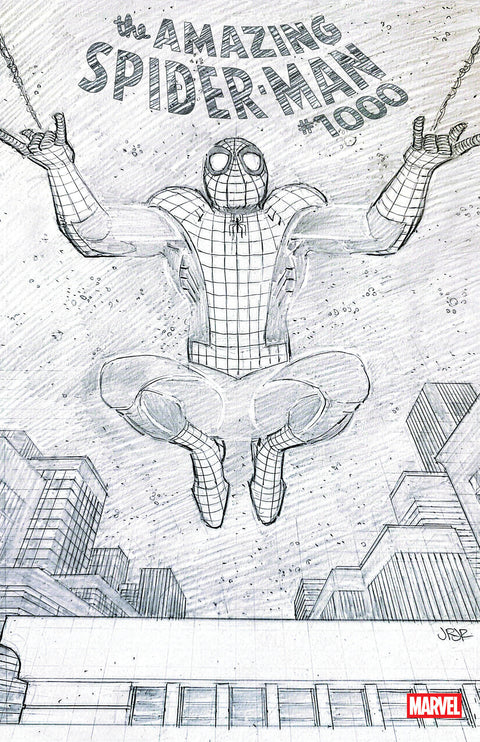 AMAZING SPIDER-MAN #1000 JOHN ROMITA JR. 2ND PRINTING VARIANT Marvel Joe Kelly Pepe Larraz John Romita Jr.