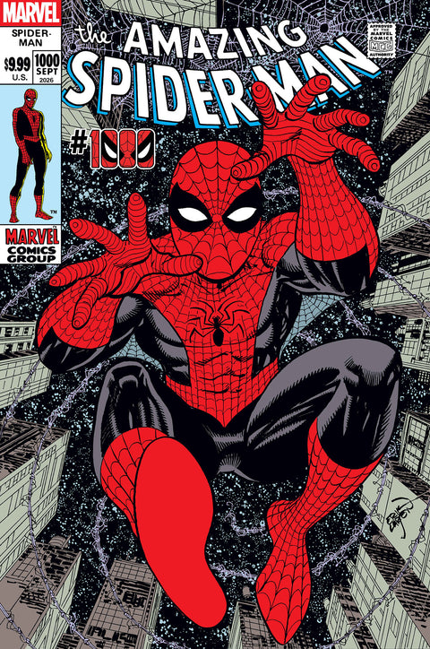 AMAZING SPIDER-MAN #1000 ERIK LARSEN VARIANT 1:25 Marvel Joe Kelly Pepe Larraz Erik Larsen