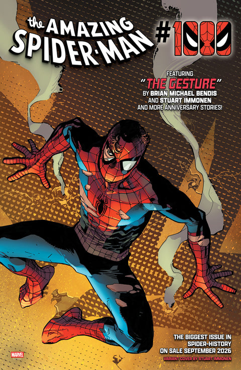 AMAZING SPIDER-MAN #1000 STUART IMMONEN VARIANT Marvel Joe Kelly Pepe Larraz Stuart Immonen