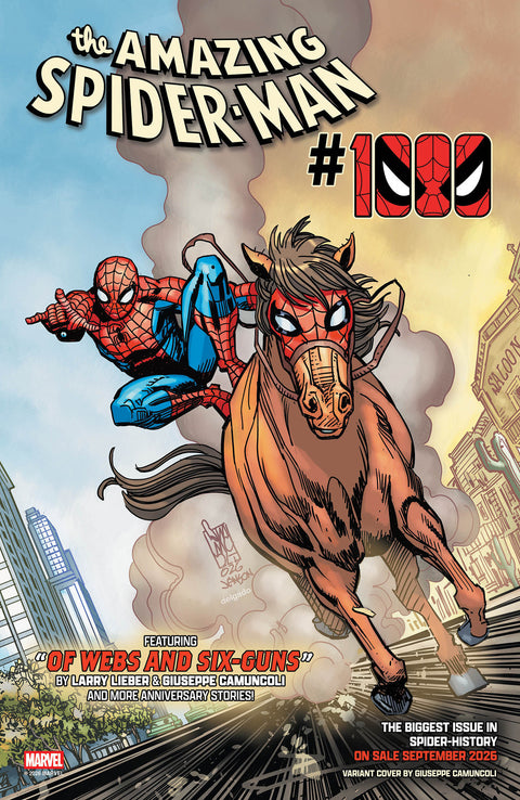 AMAZING SPIDER-MAN #1000 GIUSEPPE CAMUNCOLI VARIANT Marvel Joe Kelly Pepe Larraz Giuseppe Camuncoli