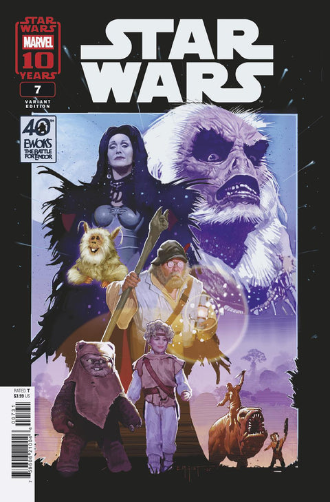 Star Wars, Vol. 4 (Marvel) 7 Comic E.M. Gist Battle For Endor 40th Anniversary Variant Marvel Comics 2025
