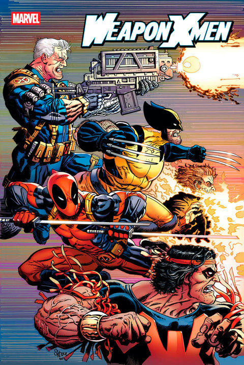 WEAPON X-MEN #5 STEVE SKROCE VARIANT Marvel Joe Casey CHRISSCROSS Steve Skroce