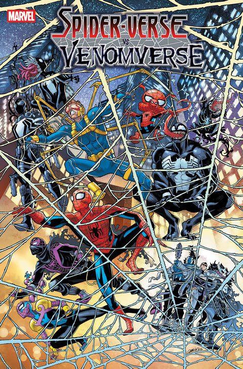 SPIDER-VERSE VS. VENOMVERSE #1 JAVIER GARRON FOIL VARIANT Marvel Kyle Higgins Luciano Vecchio Javier Garron