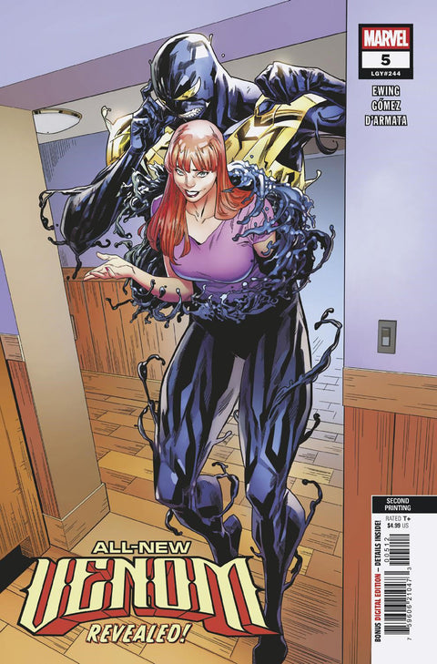 ALL-NEW VENOM #5 CARLOS GOMEZ 2ND PRINTING VARIANT Marvel Al Ewing Carlos Gomez Carlos Gomez