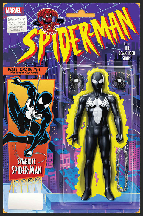 Spider-Man '94 1 Comic John Tyler Christopher Action Figure Variant Marvel Comics 2025