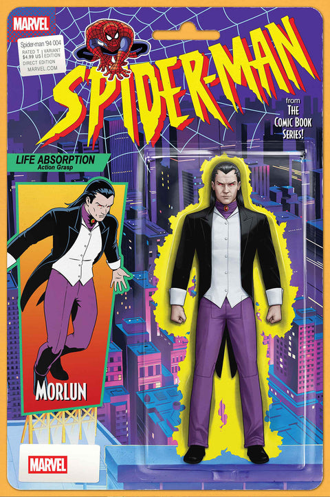 Spider-Man '94 4 Comic John Tyler Christopher Action Figure Variant Marvel Comics 2025