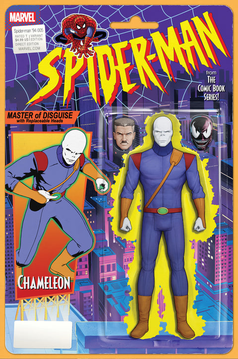 Spider-Man '94 5 Comic John Tyler Christopher Action Figure Variant Marvel Comics 2026