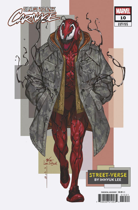 Eddie Brock: Carnage 10 Comic InHyuk Lee Street-Verse Variant Marvel Comics 2025