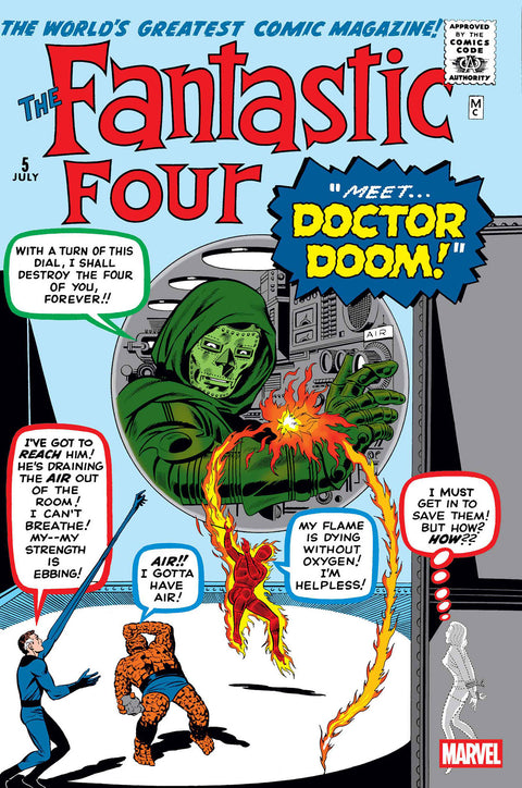 FANTASTIC FOUR #5 FACSIMILE EDITION FOIL VARIANT Marvel Stan Lee Jack Kirby Jack Kirby