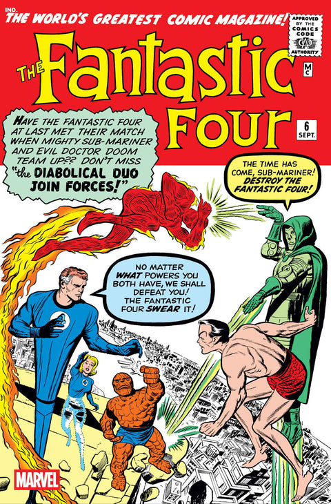 FANTASTIC FOUR #6 FACSIMILE EDITION FOIL VARIANT Marvel Stan Lee Jack Kirby Jack Kirby