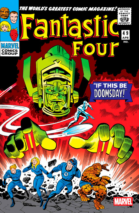 FANTASTIC FOUR #49 FACSIMILE EDITION Marvel Stan Lee Jack Kirby Jack Kirby