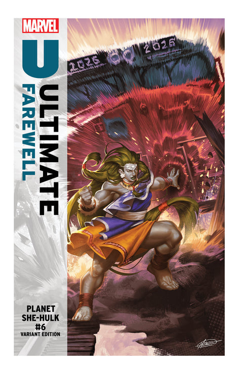 PLANET SHE-HULK #6 MATEUS MANHANINI ULTIMATE FAREWELL VARIANT Marvel Stephanie Phillips Aaron Kuder Mateus Manhanini