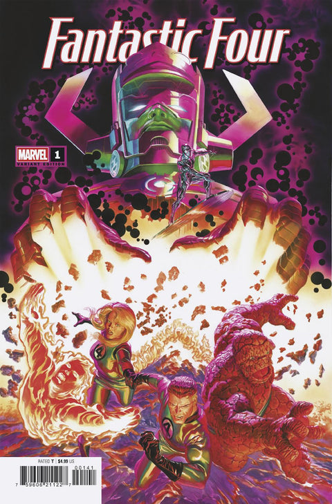 FANTASTIC FOUR #1 ALEX ROSS VARIANT Marvel Ryan North Humberto Ramos Alex Ross