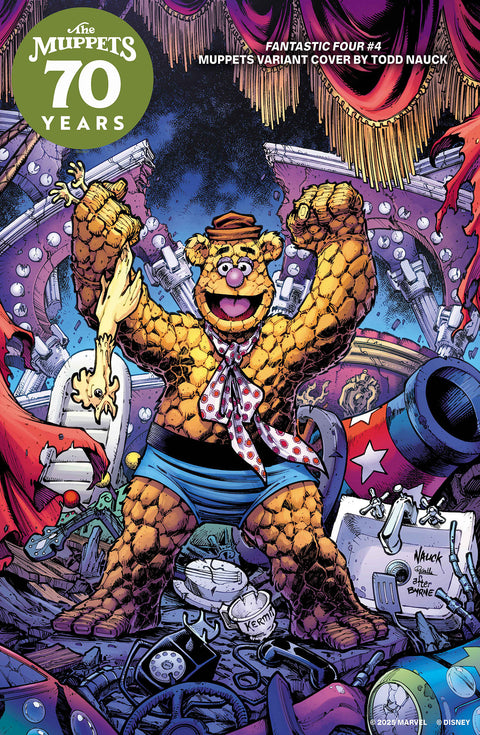 Fantastic Four, Vol. 8 4 Comic Todd Nauck Muppets Variant Marvel Comics 2025
