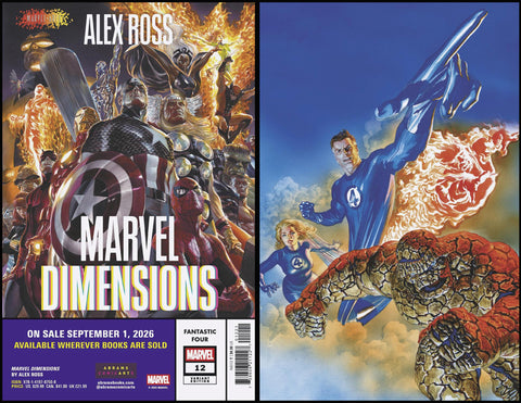 FANTASTIC FOUR #12 ALEX ROSS MARVEL DIMENSIONS VARIANT Marvel Ryan North Patrick Boutin Alex Ross