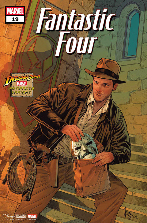 FANTASTIC FOUR #19 MARCO CHECCHETTO INDIANA JONES MARVEL ARTIFACT VARIANT Marvel Ryan North Ramon Rosanas Marco Checchetto