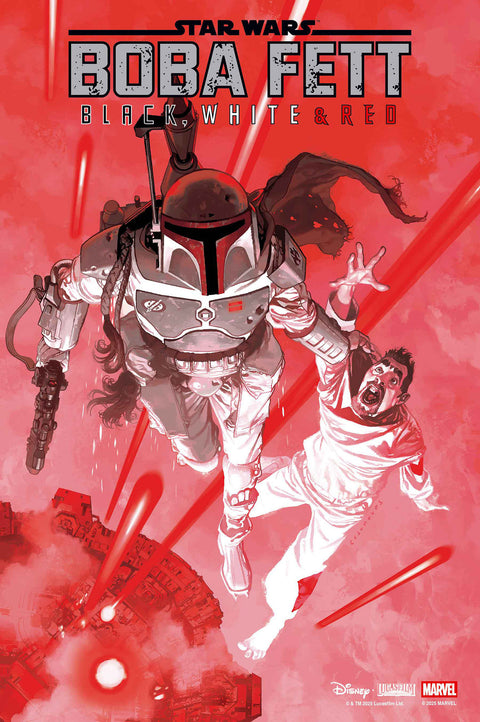 Star Wars: Boba Fett - Black, White And Red 1 Comic Josemaria Casanovas Variant Marvel Comics 2025