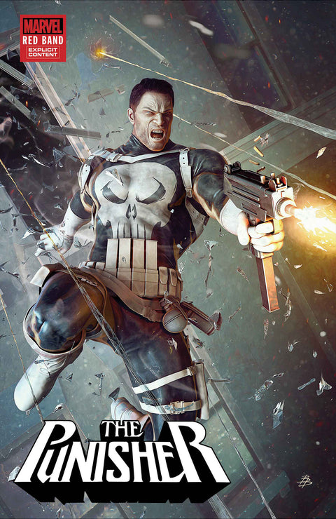 The Punisher: Red Band 4 Comic Björn Barends Incentive Variant (1:25) Marvel Comics 2026